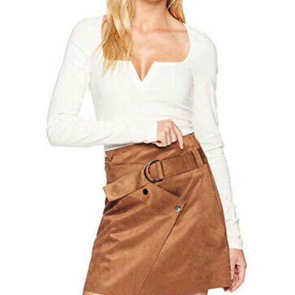 Free People Tops - Free People Zoe Bodysuit in White NWT Size M